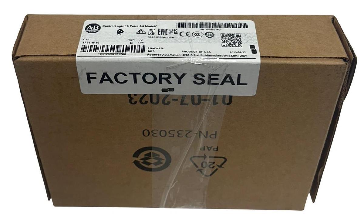 Used ALLEN BRADLEY 1756-IF16 /B ControlLogix 16-PT ANALOG INPUT MODULE 1756IF16 NSFS