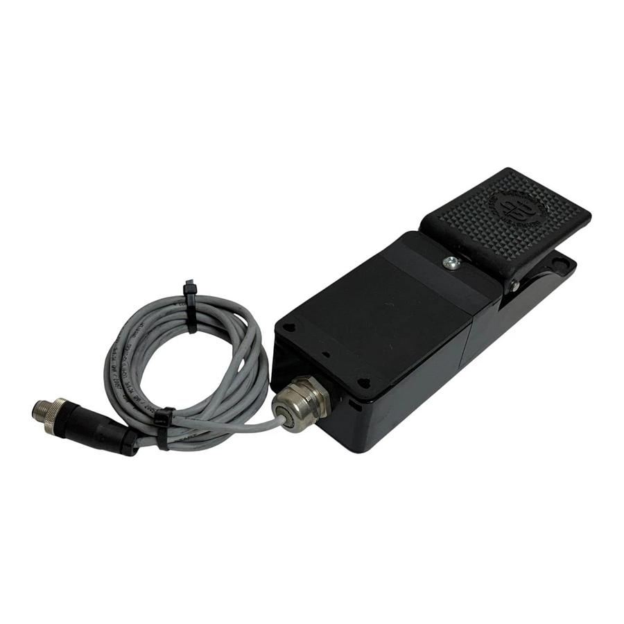 New Bernstein F1-U1Z UN Foot Switch 606.1600.006 Industrial Metal Pedal Unused