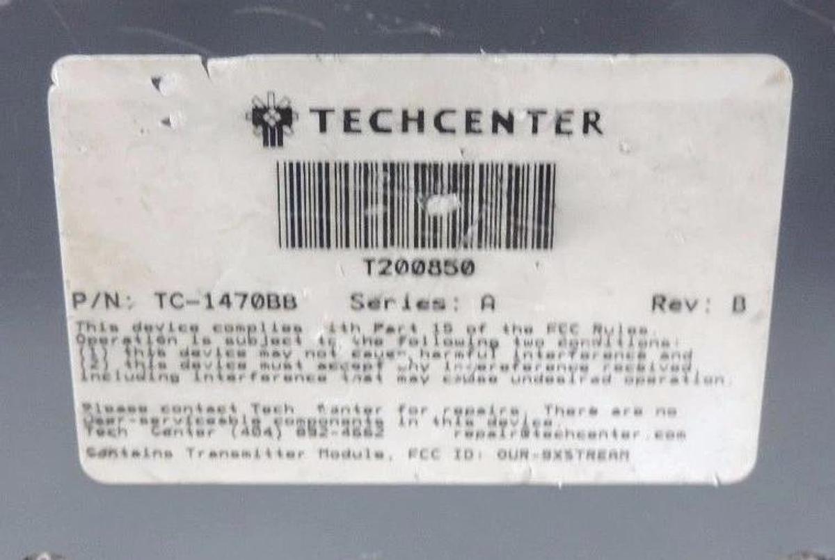 Used INTERMEC SCANIMAGE 1470B00C BARCODE SCANNER W/ XSTREAM-PKG RADIO MODEM