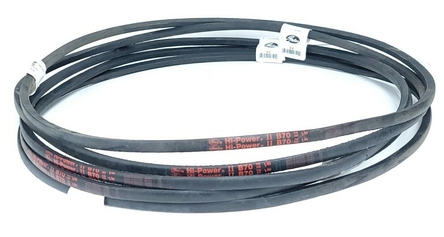 Used LOT OF 5 NEW GATES B70 V-BELTS 73INCH LENGTH .66IN WIDTH SINGLE RIB