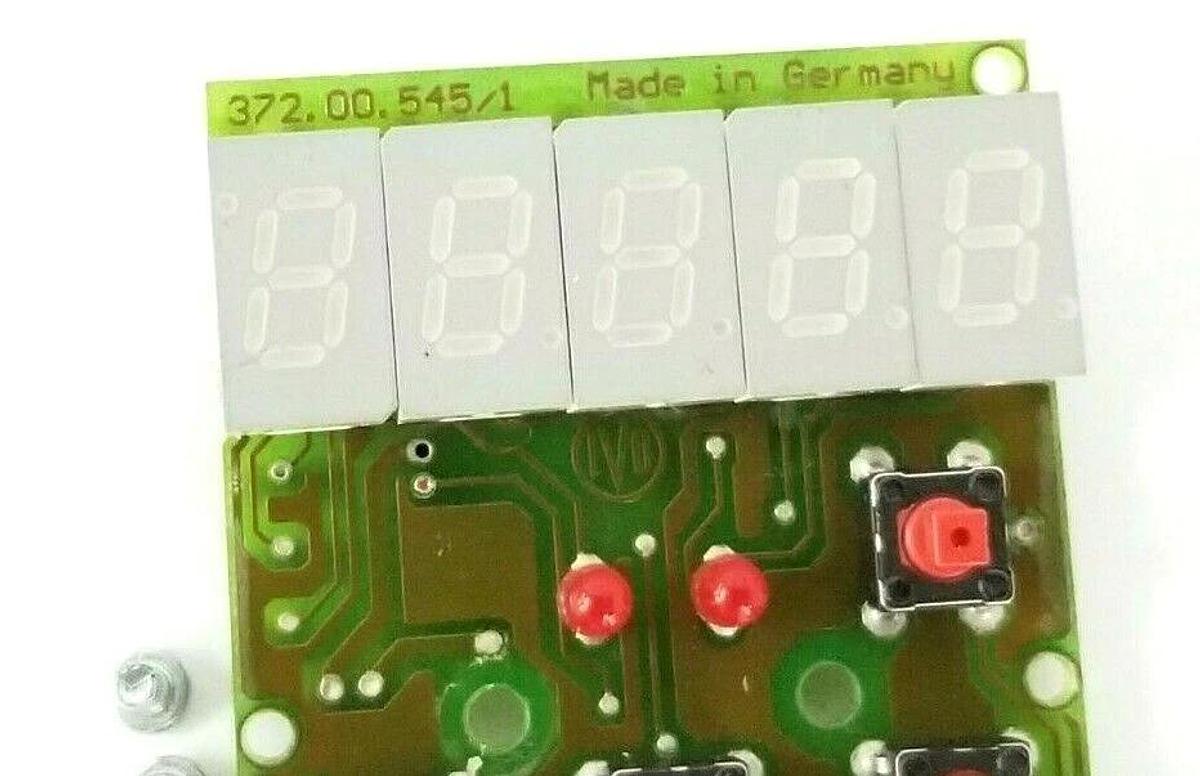 Used IVO INDUSTRIES 372.00.545/1 COUNTER DISPLAY BOARD HPHDSP-7503 372.00.545