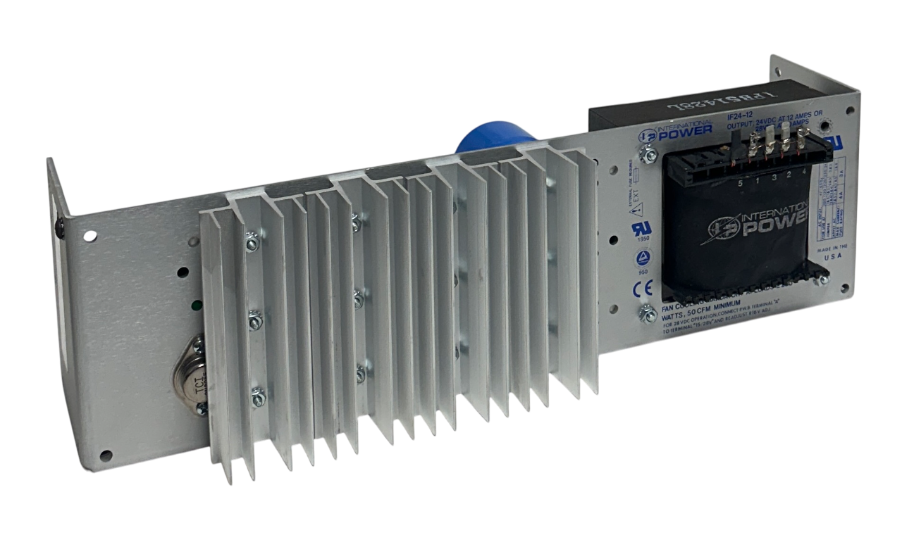 Used INTERNATIONAL POWER IF24-12 / IF2412 POWER SUPPLY 24/28VDC 12/10A OUTPUT USNP