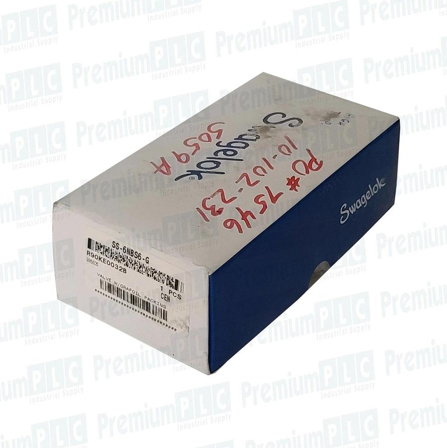 NEW SWAGELOK SS-6NBS6-G / SS6NBS6G SS UNION BONNET NEEDLE VALVE 0.86Cv, 3/8"