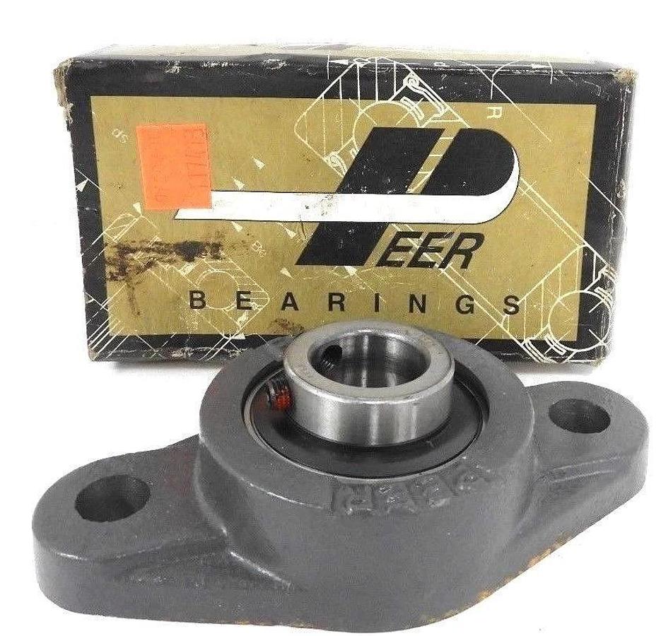 Used NIB PEER UCFT205-14 7/8'' 2-BOLT FLANGE, CAST IRON WIDE IR, SE SCREW LOCKING