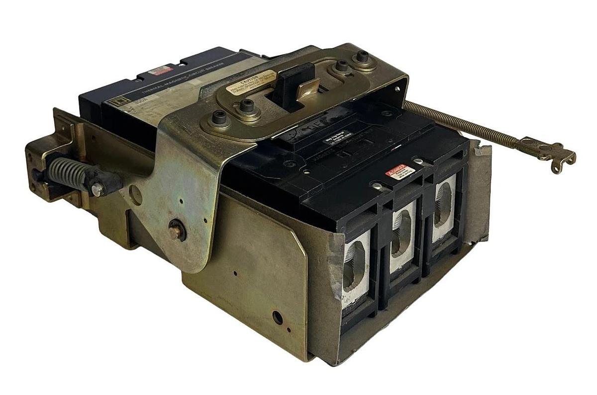 Used SQUARE D LAL36350 THERMAL-MAGNETIC CIRCUIT BREAKER 350A W/ 9422RR1 /B MECHANISM