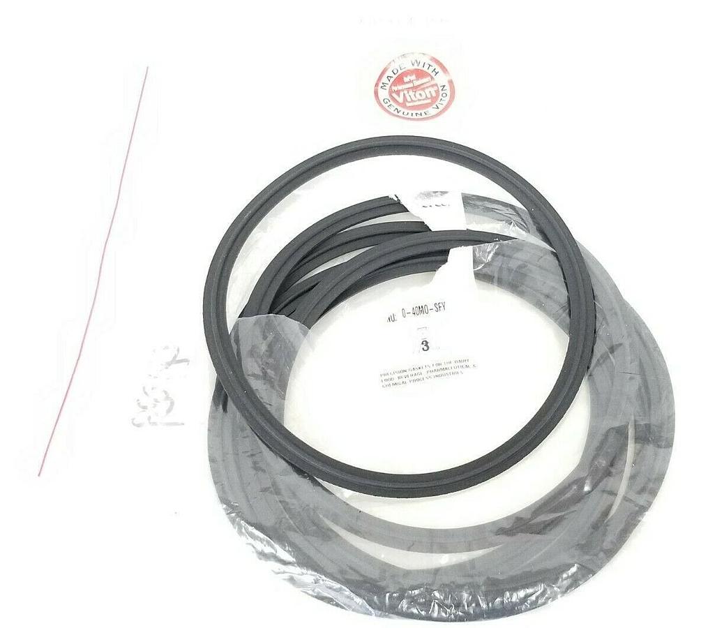 Used LOT OF 6 NEW A3 PURESERVE SYSTEMS 0-40M0-SFY VITON GASKETS 6''
