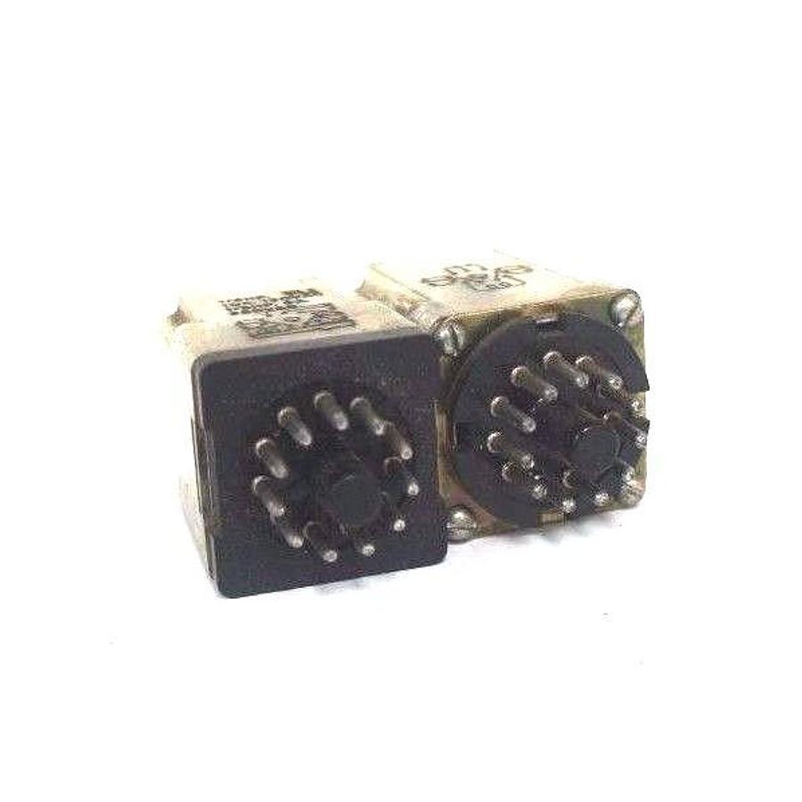 Used LOT OF 2 POTTER & BRUMFIELD RELAYS KRP14AG , KRPA14AN 120V, 50-60HZ