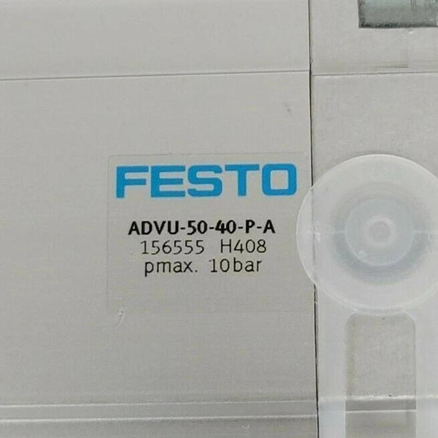 Used NEW FESTO ADVU-50-40-P-A COMPACT CYLINDER 156555 PMAX. 10 BAR