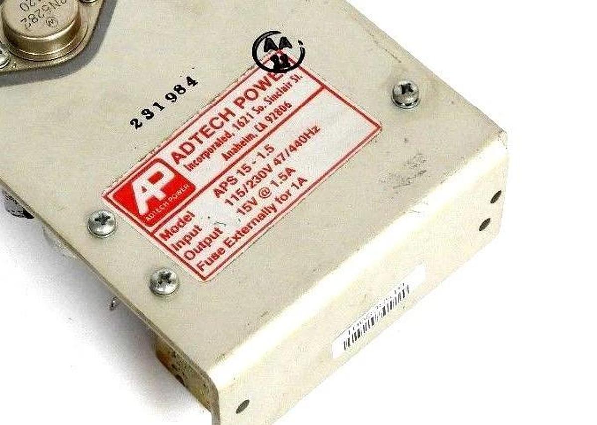 Used ADTECH POWER INC. APS 15-1.5 POWER SUPPLY APS151.5