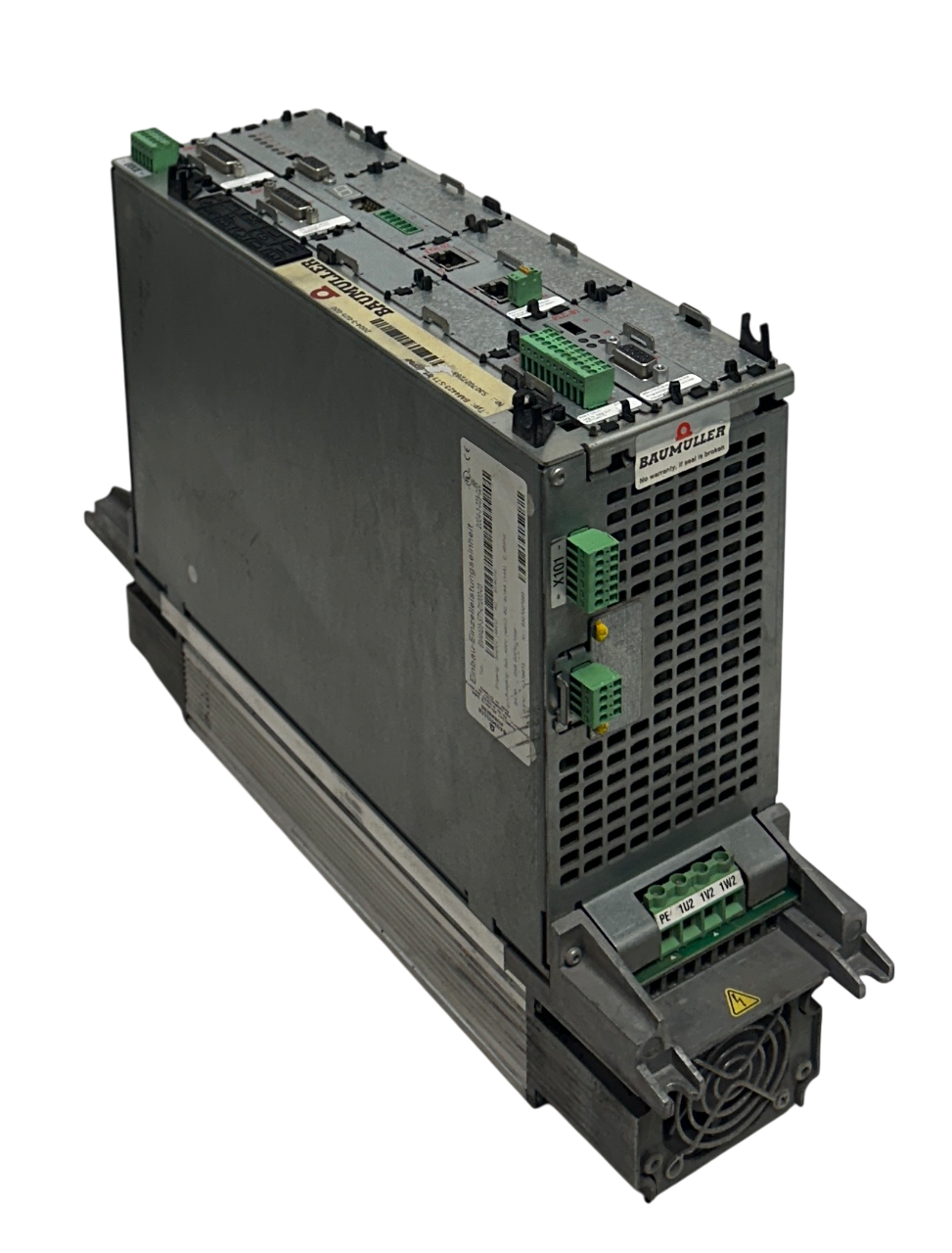 Used BAUMULLER BM4423-ST1-01200-03 / 2004-3-025-020 SERVO DRIVE 3PH 379573 Enet USNP