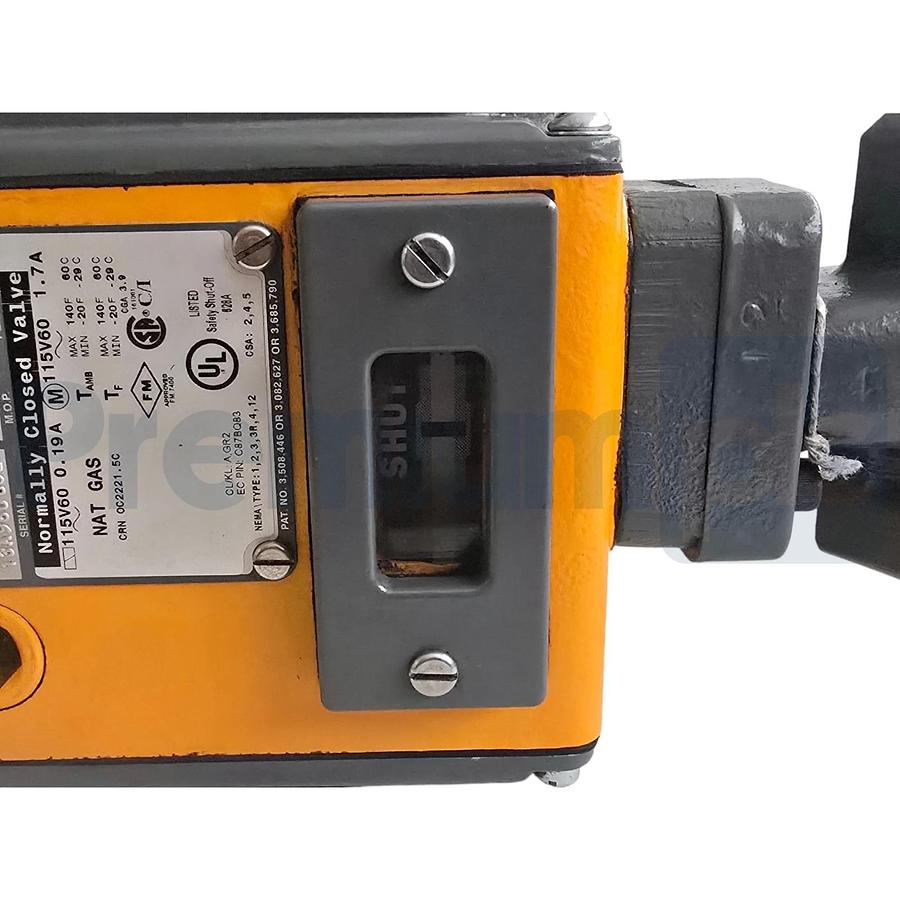 Maxon 125SMA11-AA11-BB23A0 1.25" NPT N/C Gas Safety Shut-Off Valve 115V/60Hz NEW