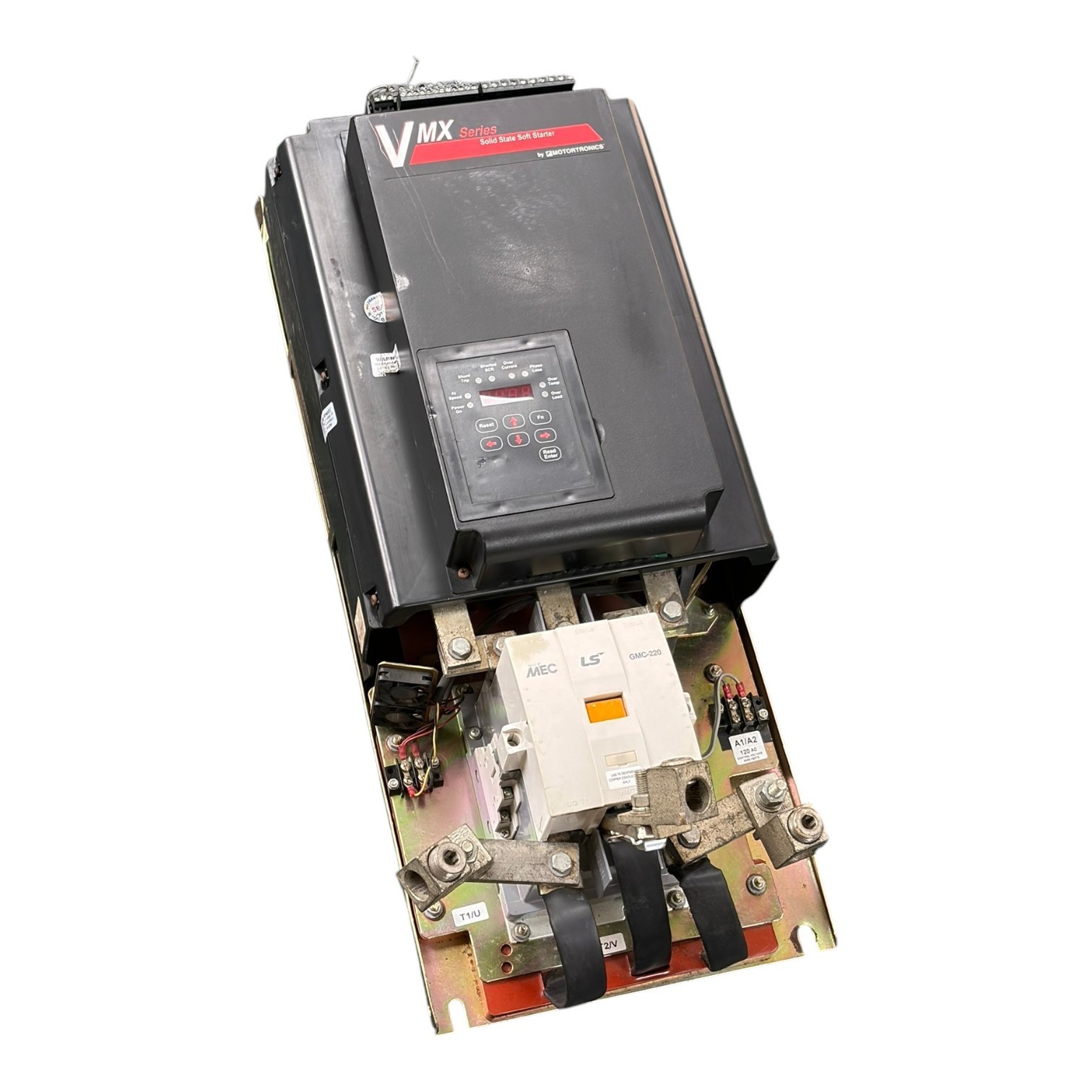 Used Motortronics VMX-275-BP Soft Starter 275A 600V LS GMC-220 Contactor Untested