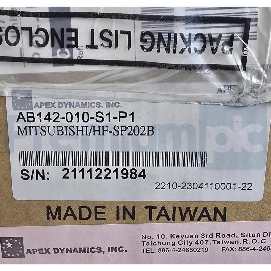 APEX Dynamics AB142-010-S1-P1 Planetary Gearbox 10:1 for MITSUBISHI HF-SP202B
