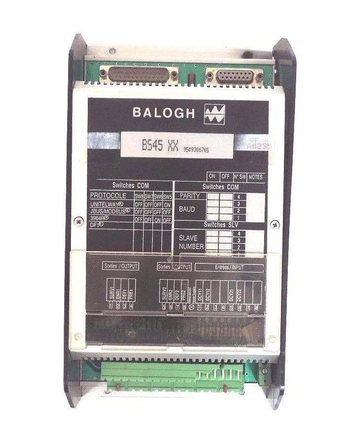 Used BALOGH BS45-XX SERIAL CONTROL MODULE 9509306765 BS45XX