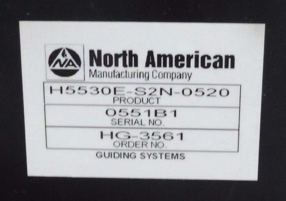 Used NORTH AMERICAN H5530E-S2N-0520 ACTUATOR W/ MCG 23DCM2480 HB5530-298