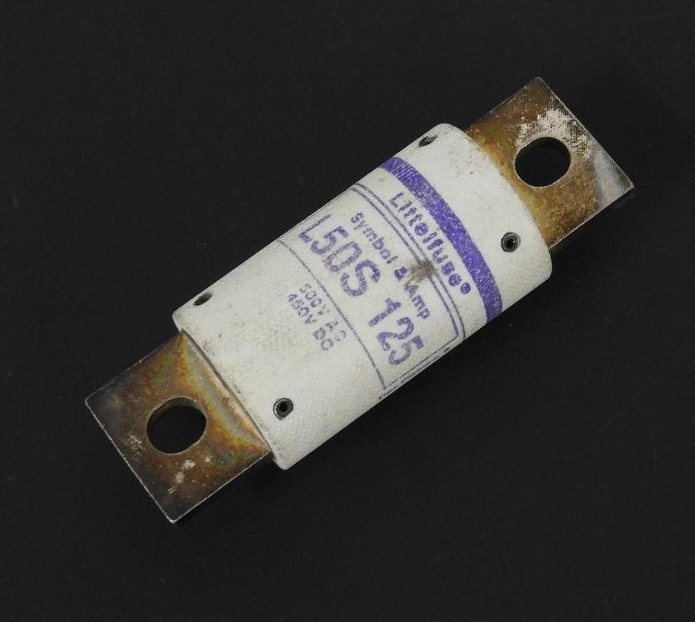 Used LITTLEFUSE L50S-125 500VAC, 450VDC, 125AMP