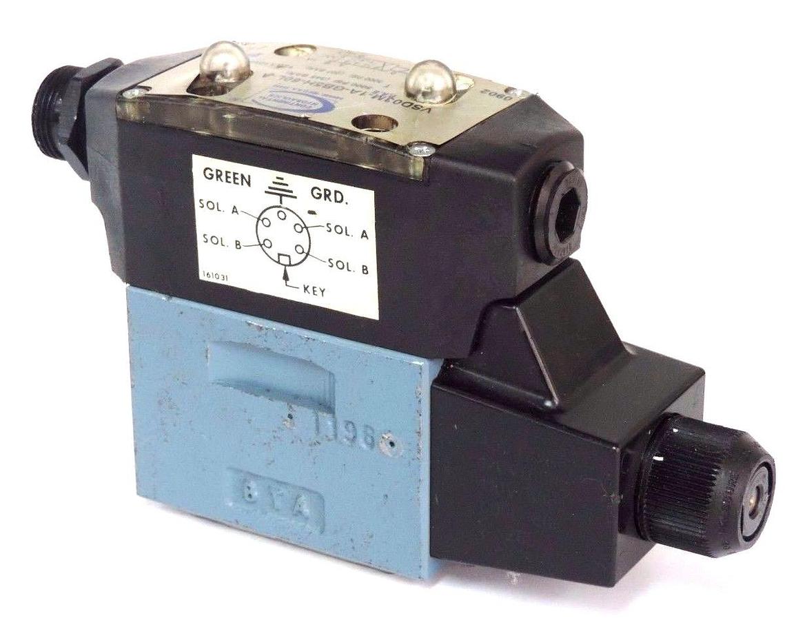 Used CONTINENTAL VSD03M-1A-GB5H-60L-A HYDRAULIC VALVE 21WATTS 110-120VAC 50/60HZ
