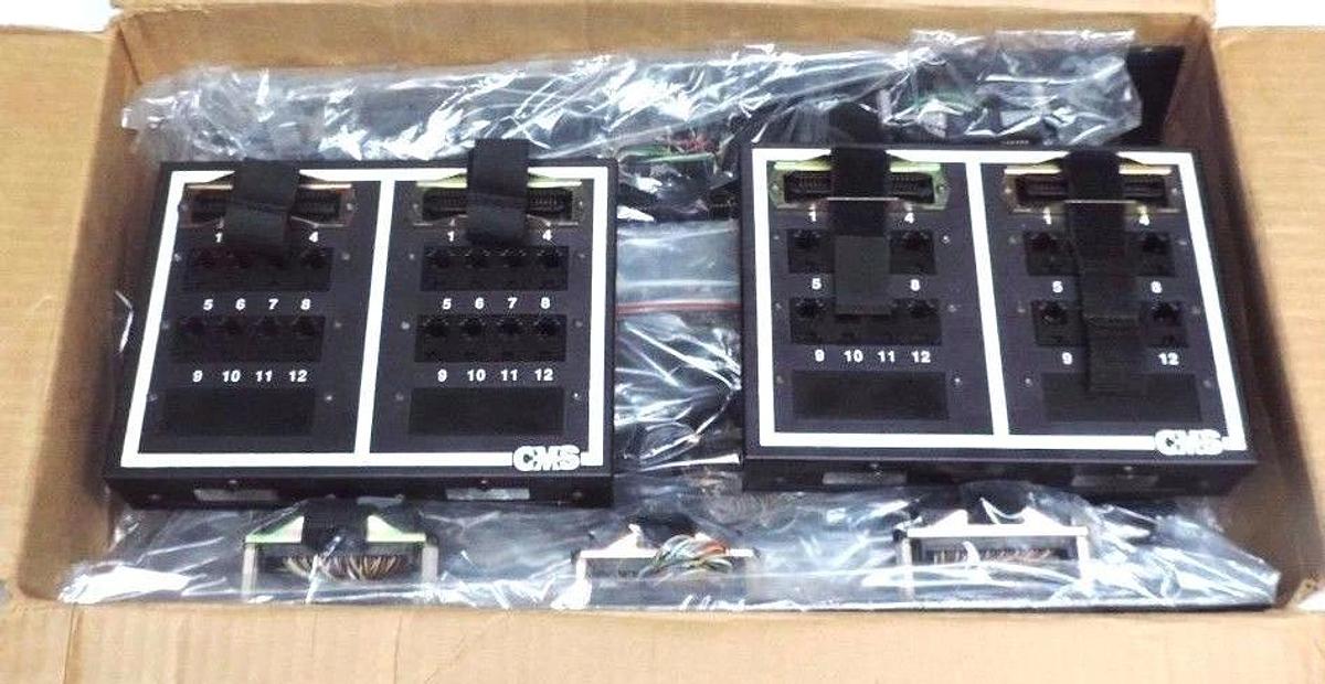 NIB CMS CABLE MANAGEMENT SYSTEMS CONTROL PANEL ASSEMBLY, PATCH PANELS