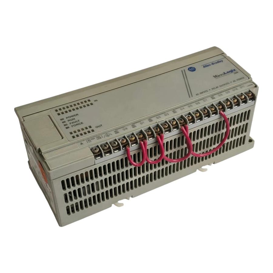 Used Allen Bradley 1761-L32AWA /D MicroLogix 1000 32-PT I/O Controller FRN 1.0 USPI