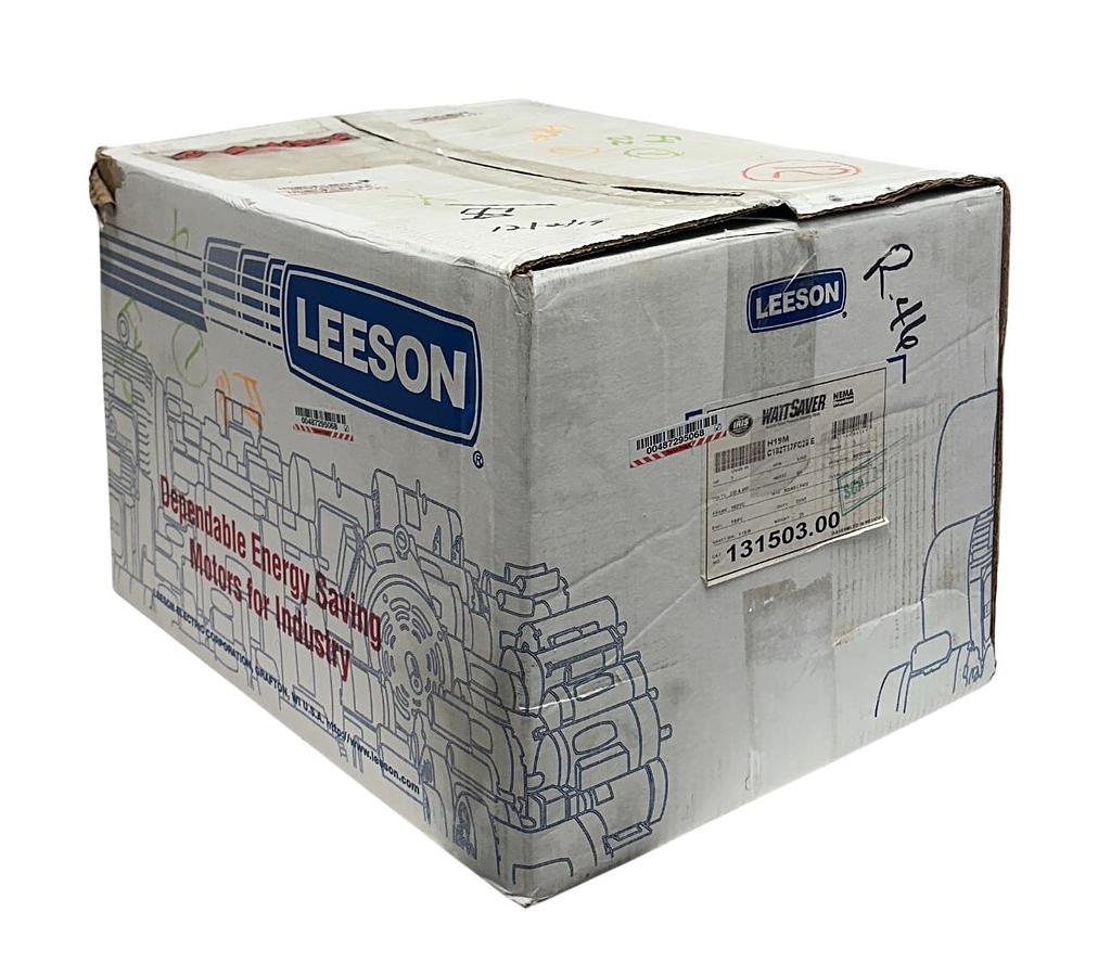 Used LEESON 131503.00 / C182T17FC26 E WATTSAVER ELECTRIC MOTOR INVERTER DUTY 3HP NSMP