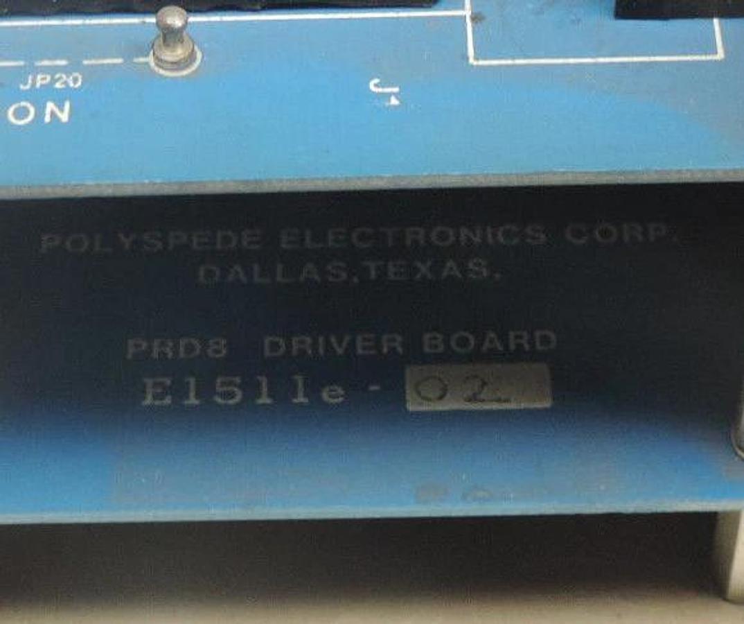 Used POLYSPEDE MODEL PRD8-200 ADJUSTABLE SPEED DRIVE E1511E-02 , E1512B-2 , E1522B-02