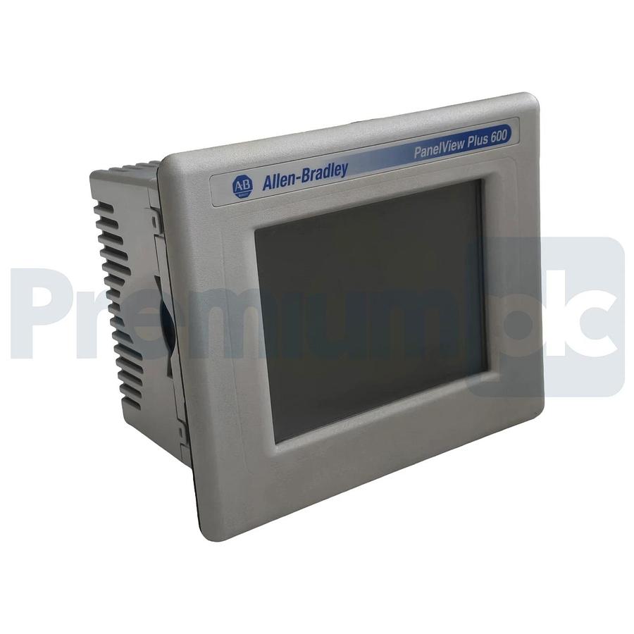Used Allen-Bradley 2711P-T6C20D /B PanelView Plus 600 HMI Touch Screen Terminal USPI
