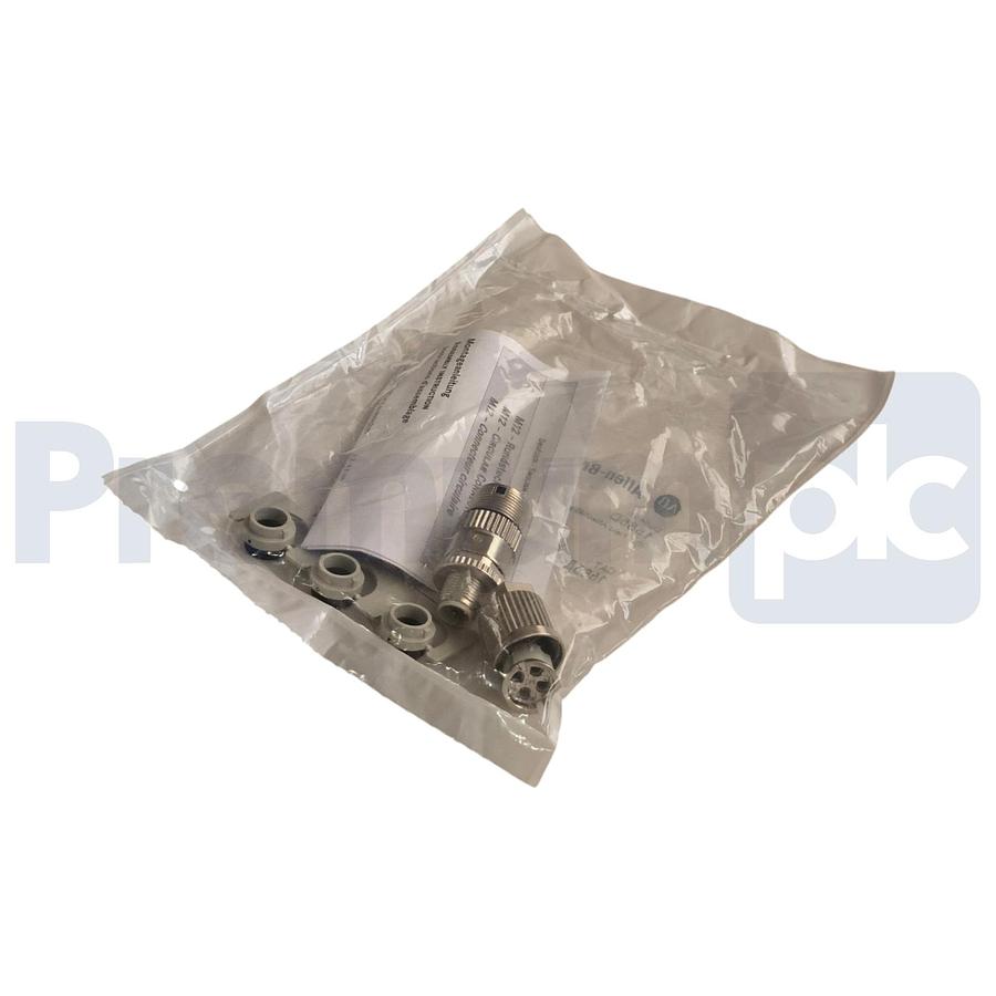 Allen Bradley 1585D-M4DC-SH /A Ethernet 4-Pin Male M12 IDC Shielded Connector