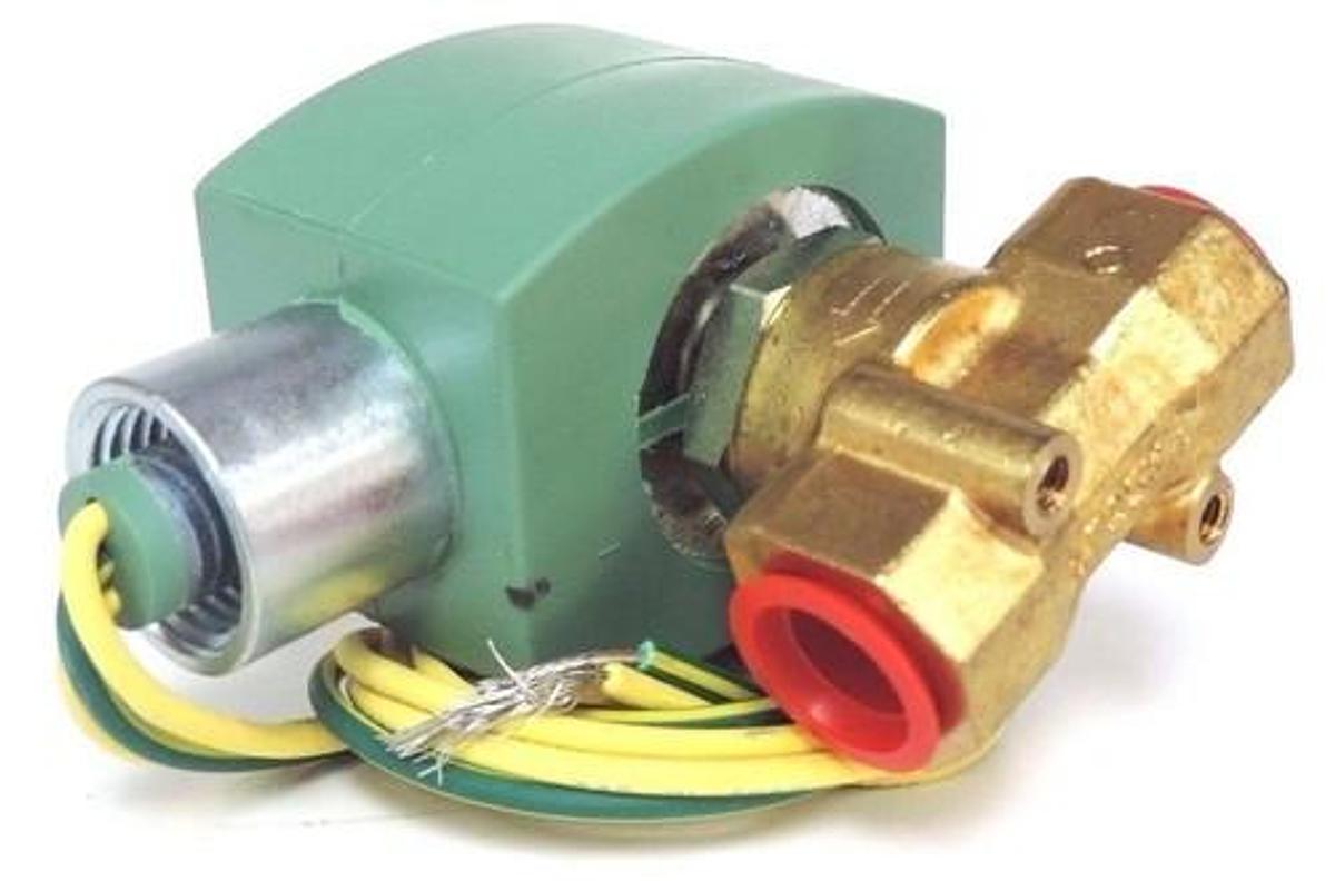 NIB ASCO 8263H124 SOLENOID VALVE PIPE: 3/8'' WATTS: 11.6 REBUILD KIT NO. 323593