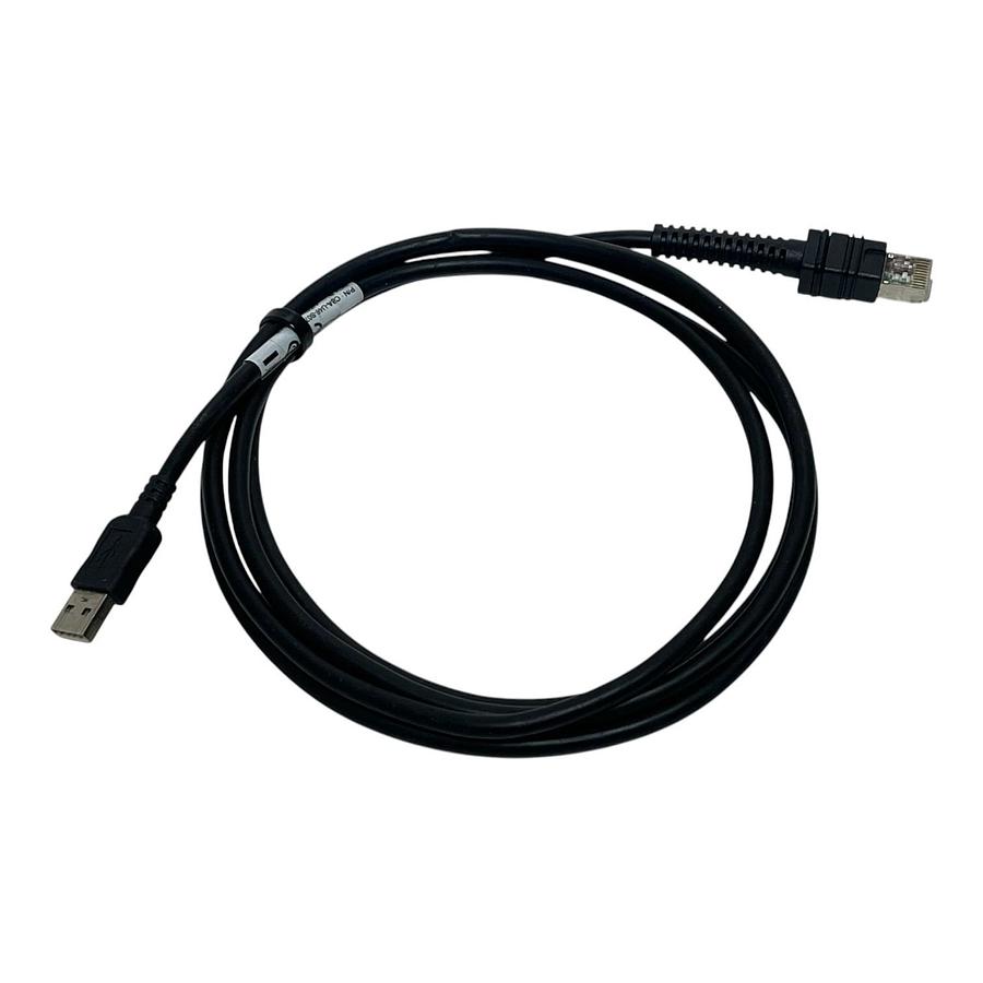 Used Zebra CBA-U46-S07ZAR USB Barcode Scanner Cable Shielded 7ft Rev B