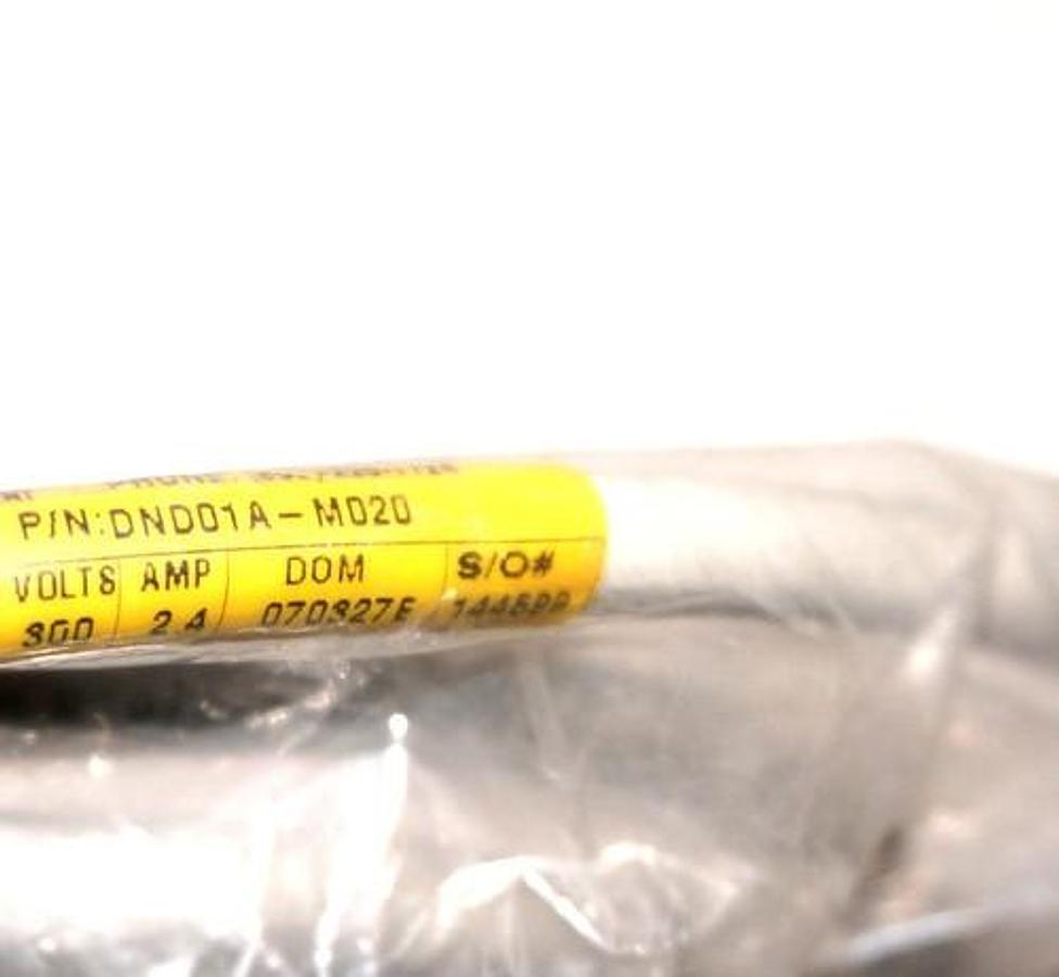 NEW BRAD CONNECTIVITY DND01A-M020 DEVICENET 5P CABLE ASSY. 2M PVC DROP CABLE