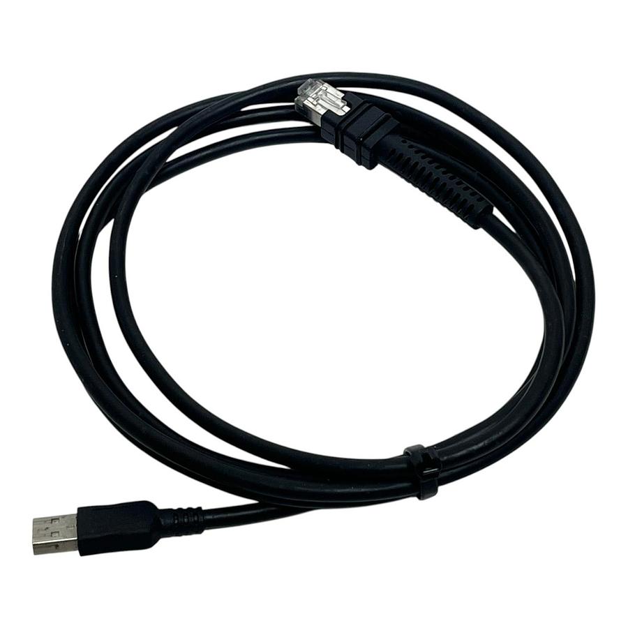 Used Zebra CBA-U46-S07ZAR USB Barcode Scanner Cable Shielded 7ft Rev B