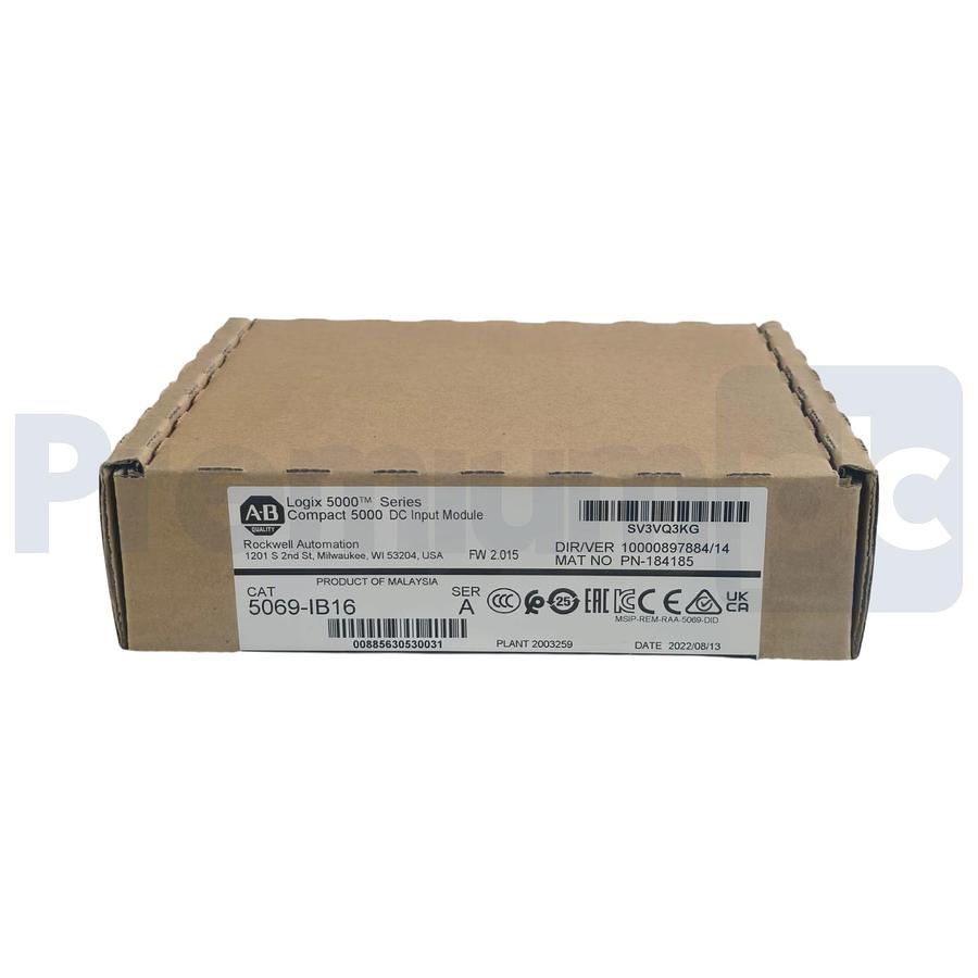 Used Sealed Pre-Owned Allen Bradley 5069-IB16 /A Compact 5000 16-Pt DC Input Module