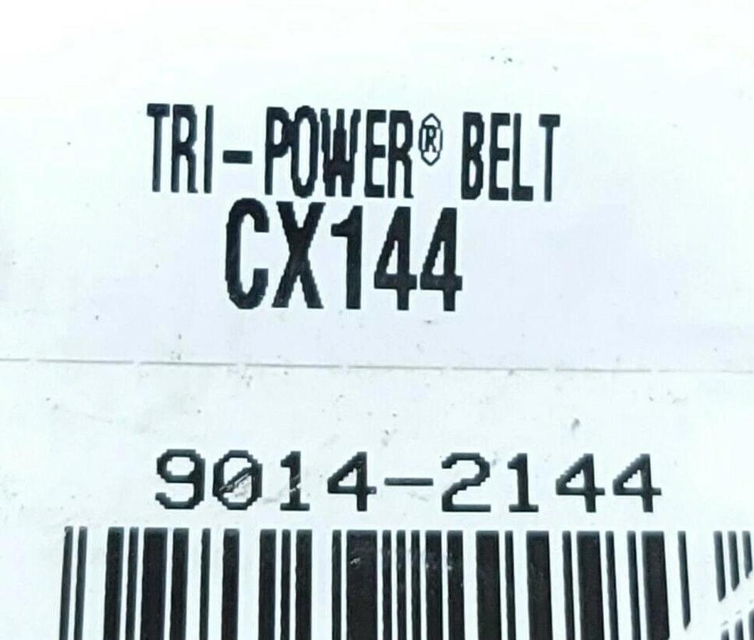 LOT OF 2 NEW GATES CX144 TRI-POWER BELTS 9014-2144