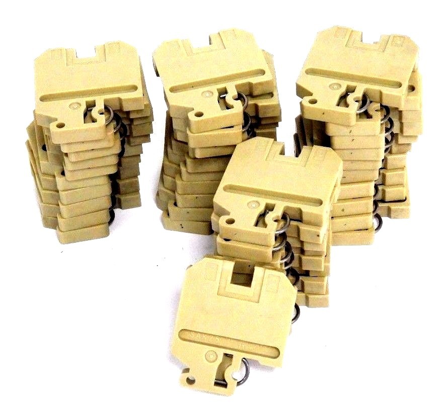 Used LOT OF 39 NEW WEIDMULLER SAK 2.5 TERMINAL BLOCKS