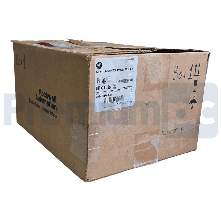 Used Allen Bradley 2094-BM03-M /A Kinetix 6200/6500 Axis Power Module 460V 30A NSMP