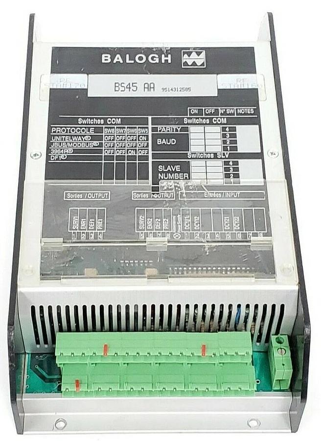Used BALOGH BS45-AA SERIAL CONTROL MODULE 9514312585, BS45AA