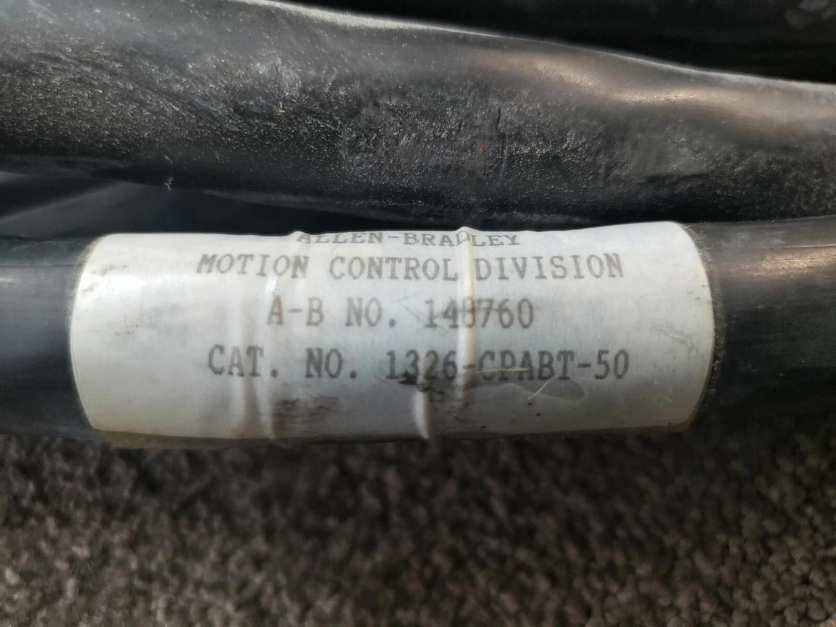 Used ALLEN BRADLEY 1326-CPABT-50 POWER CABLE 148760 151226 1326CPABT50, 50FT