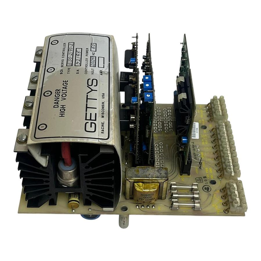 Refurbished Gettys N150-2190-2 SCR Servo Controller Drive - Refurbished K+S Certified Tested