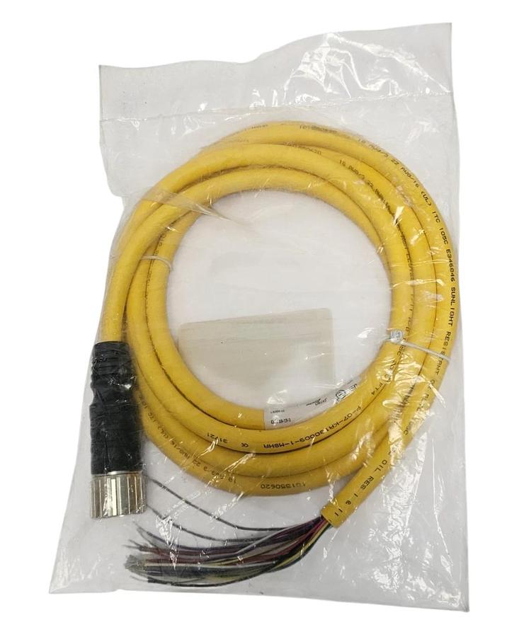 Used NEW TURCK CKM 19-19-3 CORDSET SINGLE ENDED ID NUMBER U4703-11 LENGTH 3M