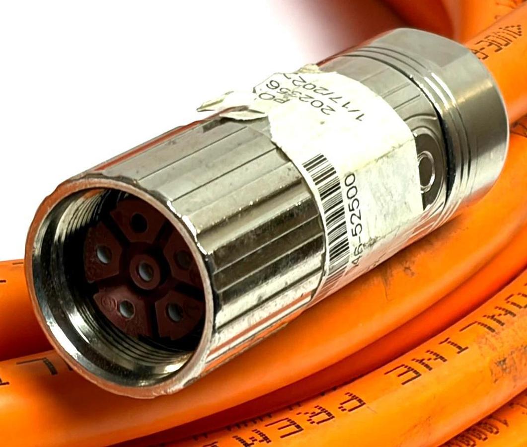 Nexans Motionline Premium Servo Cable 546-52500 M23 Connector 6-Wire Orange New