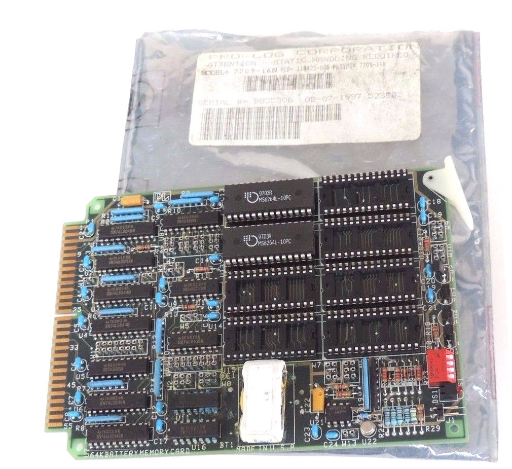 Used NEW PRO-LOG/PROLOG 7709-16N MEMORY CARD 770916N, REV. 005