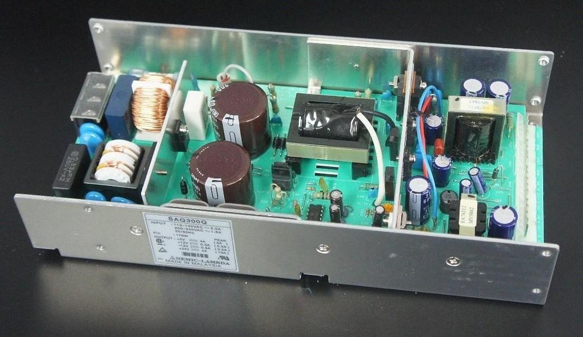 Used NEW NEMIC-LAMBDA SAQ300Q POWER SUPPLY 110-120VAC~3.5A, 200-240VAC~1.8A