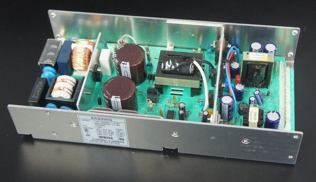 Used NEW NEMIC-LAMBDA SAQ300Q POWER SUPPLY 110-120VAC~3.5A, 200-240VAC~1.8A