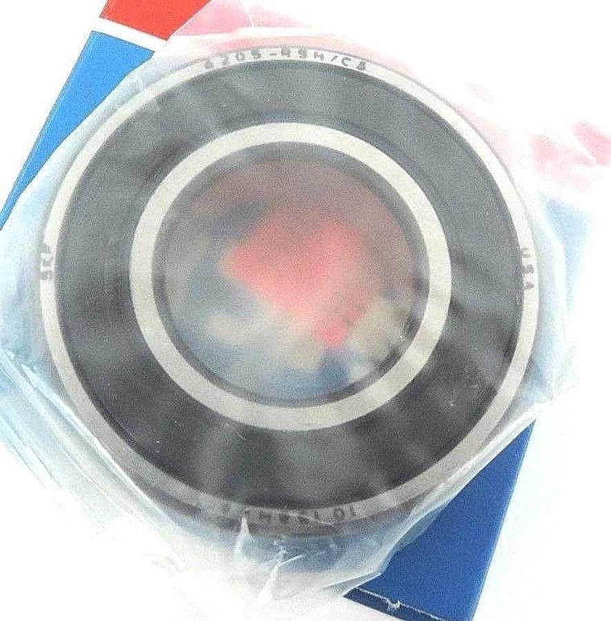 Used LOT OF 2 NEW SKF 6205RSJEM SINGLE ROW BALL BEARINGS 6205-RSJEM