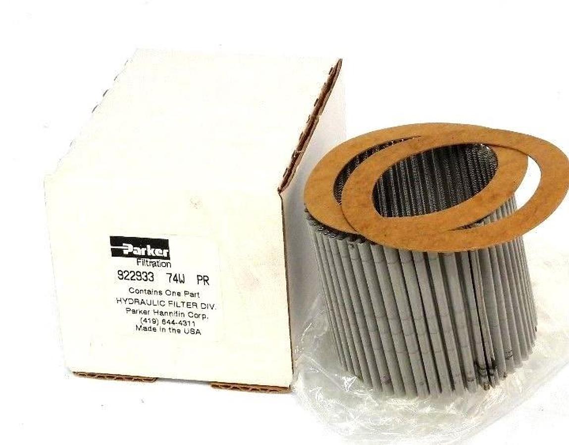 Used NIB PARKER HANNIFIN 922933 HYDRAULIC FILTER 74W PR