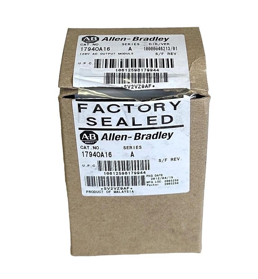 NEW ALLEN BRADLEY 1794-OA16 /A Flex I/O 16-PT 120V AC OUTPUT MODULE 1794OA16
