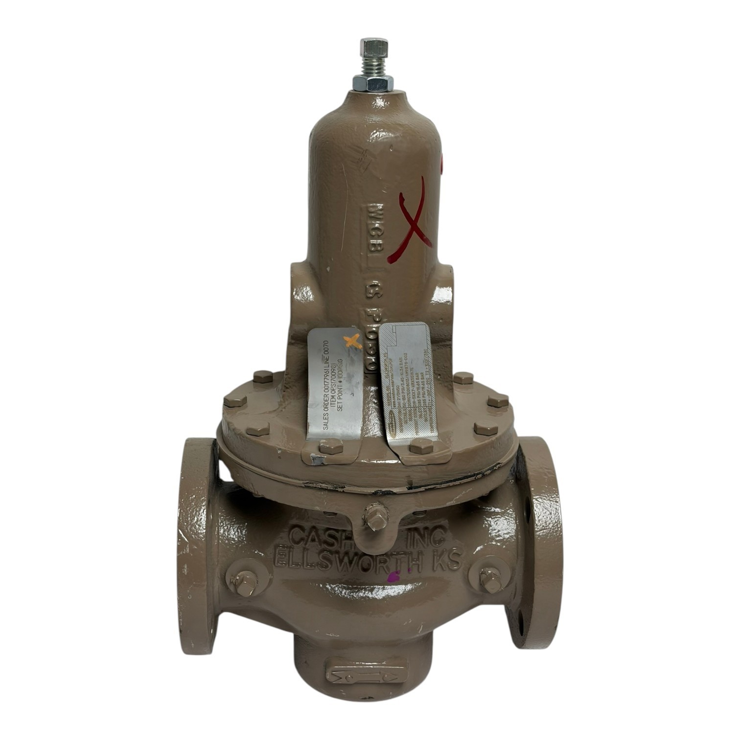 Used Cashco DA1 2" DN50 Pressure Regulator D19-5XX7-XRX55187E New Surplus