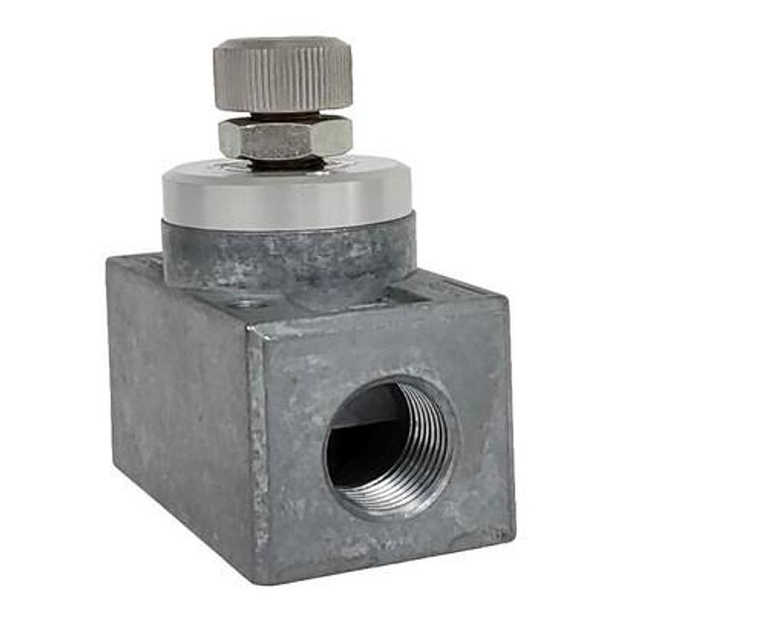 Used NEW FESTO GR-1/2 FLOW CONTROL VALVE 0.1-10BAR