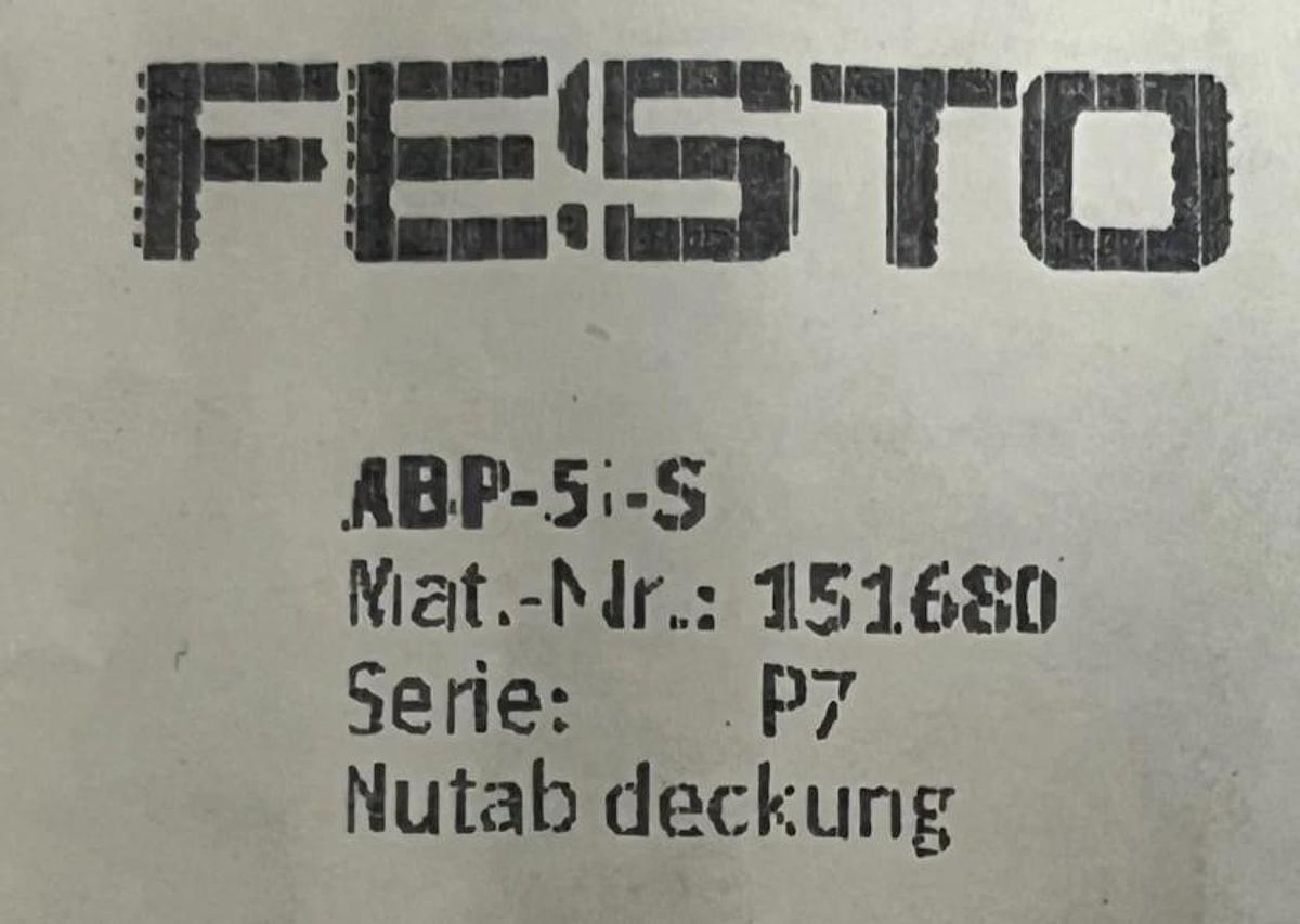 Lot of 10 Festo 151680 ABP-5-S T-Slot Covers 1m Length - New Sealed
