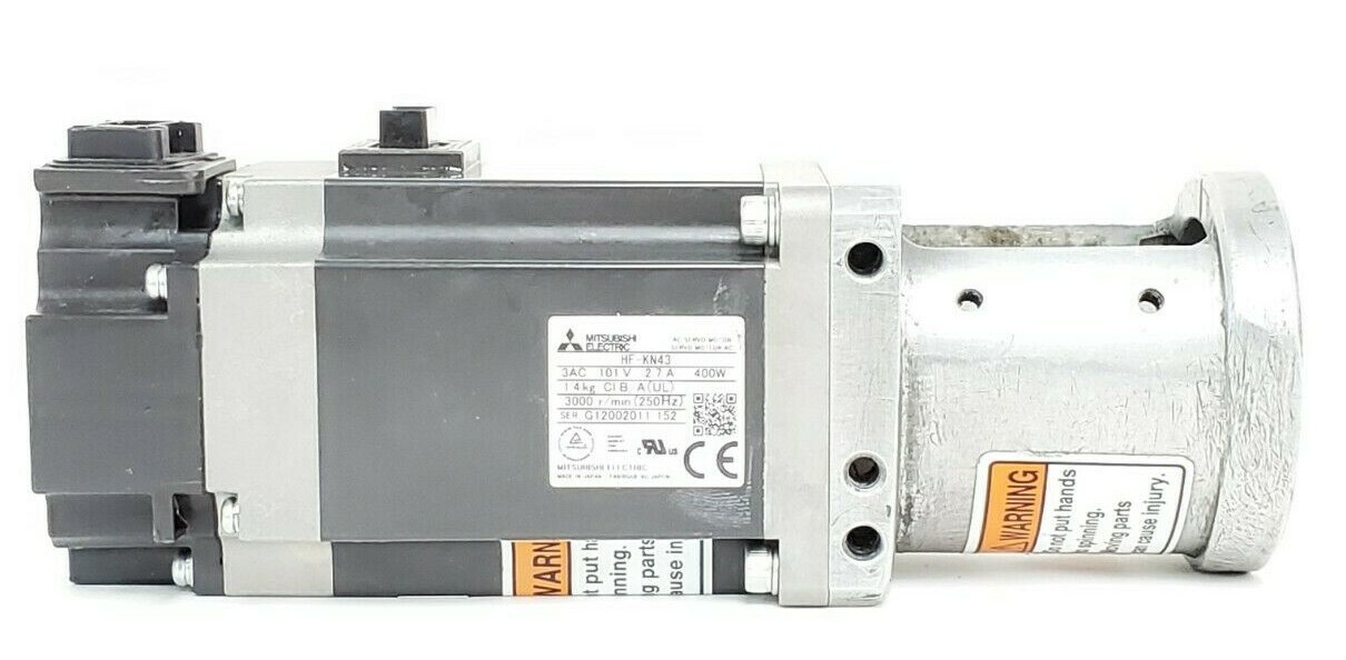 Used MITSUBISHI ELECTRIC HF-KN43 SERVO MOTOR 400W 3AC 101V 2.7A HFKN43